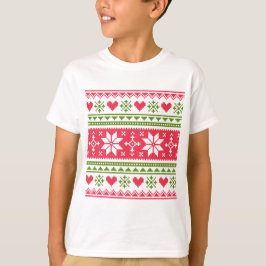 Merry Christmas pattern 3 Tシャツ