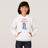 Merry Christmas Penguin 名入り、キッズXS - XL (正面フル)