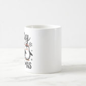 Merry Christmas Penguin Mug, Cute Holiday Coffee  コーヒーマグカップ (中央)