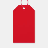 Merry Christmas Personalized Cat Photo Holiday ギフトタグ (裏面)