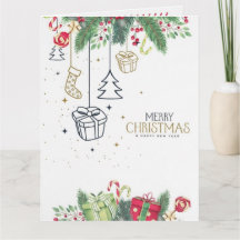 Merry Christmas Personalized  Holiday Card