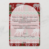 Merry Christmas Personalized Photo Card 招待状 (裏面)