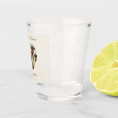 Merry Christmas Personalized Photo Shot Glass ショットグラス (右)