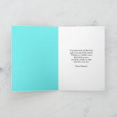 Merry Christmas Phlebotomist Santa and Reindeers カード (内部)