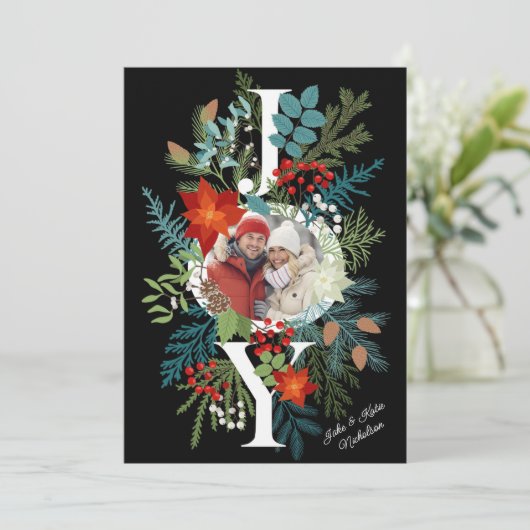 MERRY CHRISTMAS Photo シーズンカード (スタンド正面)