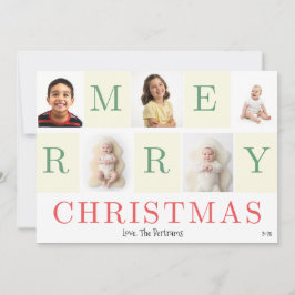 Merry Christmas Photo Card カード