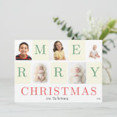 Merry Christmas Photo Card カード (スタンド正面)
