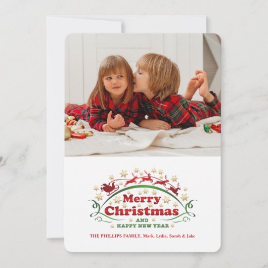 Merry Christmas Photo Card シーズンカード (正面)
