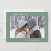 Merry Christmas Photo Card 招待状 (正面)