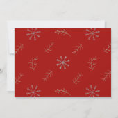 Merry Christmas Photo Card – Personalized Holiday  サンキューカード (裏面)