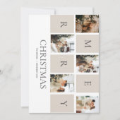 Merry Christmas Photo Card – Share Your Joy and ❤️ シーズンカード (正面)