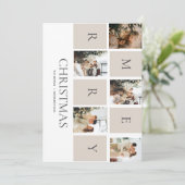 Merry Christmas Photo Card – Share Your Joy and ❤️ シーズンカード (スタンド正面)