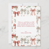 Merry Christmas Photo Collage シーズンカード (裏面)