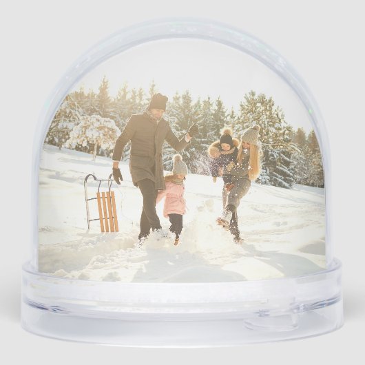Merry Christmas Photo Snow Globe (裏面)