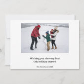 Merry Christmas PhotoPop Card シーズンカード (裏面)
