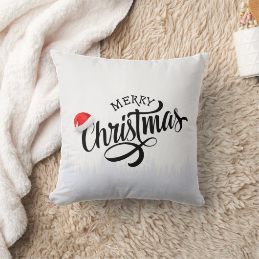 Merry Christmas Pillow Cover クッション (ブランケット)