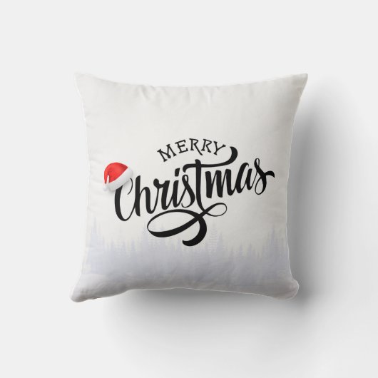 Merry Christmas Pillow Cover クッション (裏面)