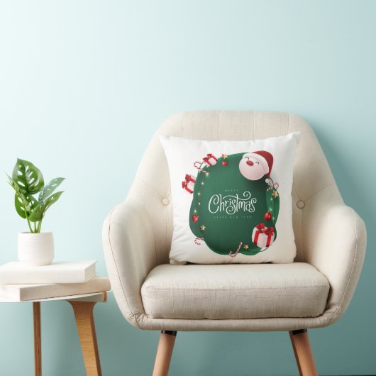 Merry Christmas Pillow cover クッション (椅子)