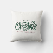 Merry Christmas Pillow cover クッション (裏面)