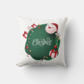 Merry Christmas Pillow cover クッション (正面)