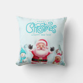 Merry Christmas Pillow Cover クッション (正面)