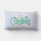 Merry Christmas Pillow Cover ランバークッション (裏面)