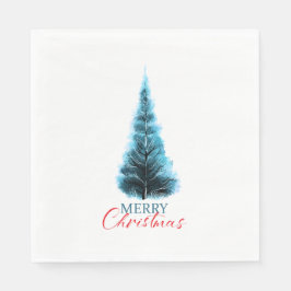 Merry Christmas pine tree スタンダードランチョンナプキン