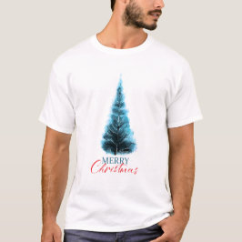 Merry Christmas pine tree Tシャツ
