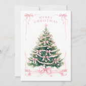 Merry Christmas Pink  シーズンカード (正面)