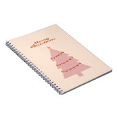 Merry christmas pink tree ノートブック (右側)