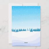 Merry Christmas Police Car with Santa シーズンカード (裏面)