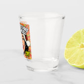 Merry Christmas Pop Art Shot Glass ショットグラス (右)