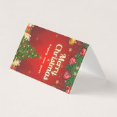 Merry Christmas Postcard | Festive Holiday Greetin (正面)