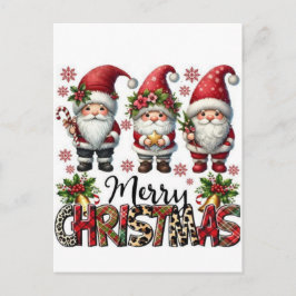 Merry Christmas Postcard | Festive Holiday Greetin シーズンポストカード