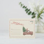 Merry Christmas Postcard – Holiday Greeting Card シーズンポストカード (スタンド正面)