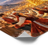 Merry Christmas Poster Paper (Semi-Gloss) ポスター (角)