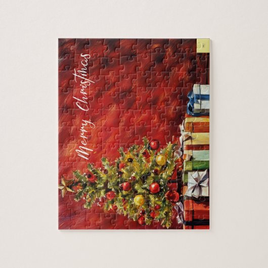 Merry Christmas puzzle ジグソーパズル (縦)