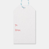 Merry Christmas Raccoon ギフトタグ (裏面)