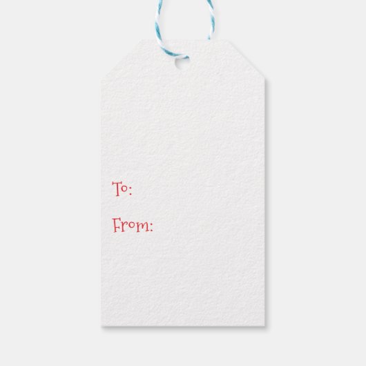 Merry Christmas Raccoon ギフトタグ (裏面)