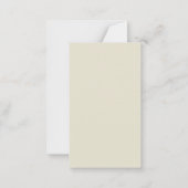 Merry Christmas Red Bow Personalized Photo Card ノートカード (裏面)