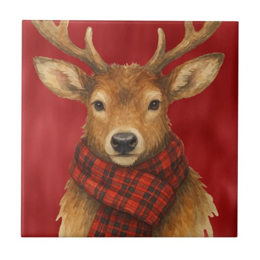 Merry Christmas Reindeer タイル (正面)