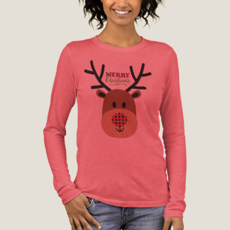 Merry Christmas Reindeer トライブレンドＴシャツ