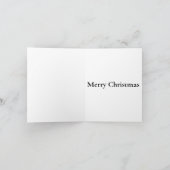 Merry Christmas Reindeer Christmas Card シーズンカード (内部)