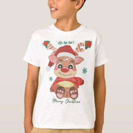 Merry Christmas Reindeer - Festive & Fun! Tシャツ