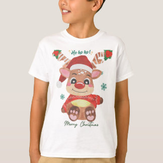 Merry Christmas Reindeer - Festive & Fun! Tシャツ