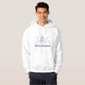 Merry Christmas Reindeer Pullover Hoodie | Freefit パーカ (正面フル)