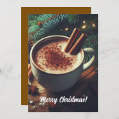 Merry Christmas Retro シーズンカード (正面/裏面)