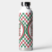 Merry Christmas Retro Marquee – Joy to the World ウォーターボトル (左面)