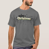 Merry Christmas Retro Snowflakes 80’s Tシャツ (正面)