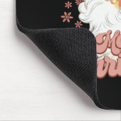 Merry Christmas Retro Tygraphy Santa Nk Hat T Shir マウスパッド (コーナー)